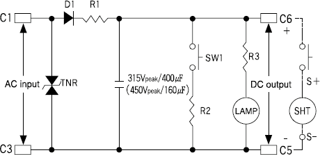 Condenser Trip Device Circuit diagram