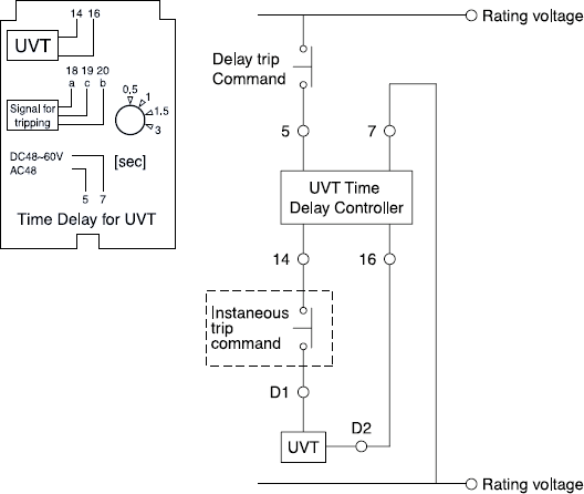 UVT Time Delay Controller Wiring