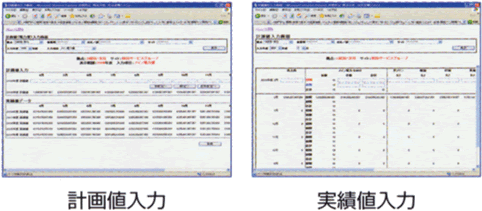 支店拠点事務所(エネルギー情報入力)の画面