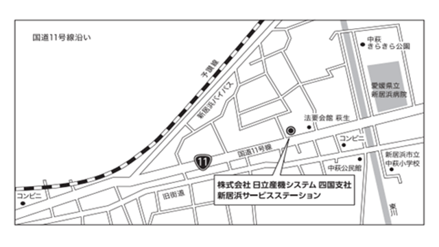 株式会社 日立産機システム 四国支社 新横浜サービスステーションへの地図