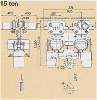 Dimensions : 15 ton