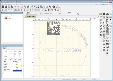 Control with Laser Marker Application PC Software [Option]