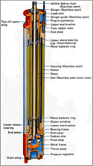 Motor : Submersible Motor : Canned Type : 2POLE 3600 / 3000 r/min