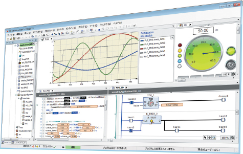 The powerful debugging function reduces commissioning costs