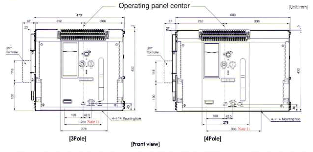 Horizontal terminal type