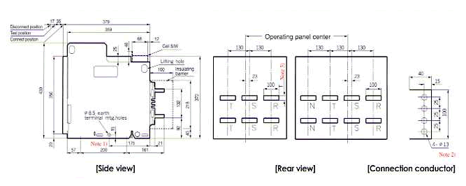 Horizontal terminal type