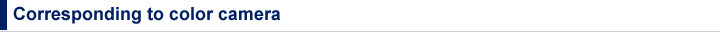 Corresponding to color camera