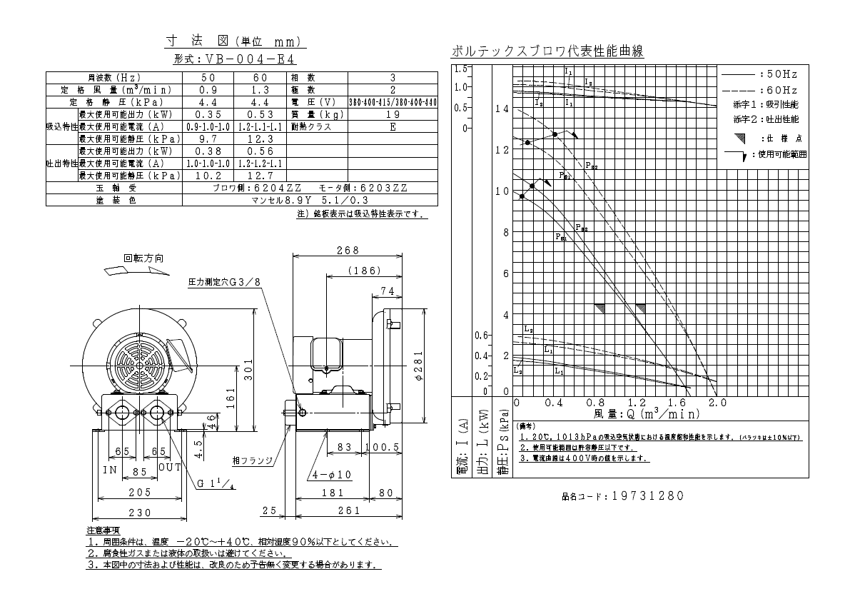 風量タイプEシリーズ：ボルテックスブロワ：換気扇・ブロワ：日立産機システム
