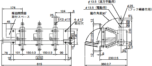 O`@}FDU3-6B H(200A)/DU3-6D H(400A)