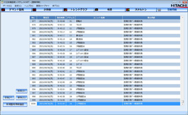 警報情報画面