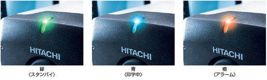 レーザ状態表示灯（3色表示灯）