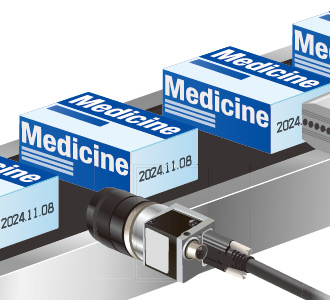 文字の欠け・乱れなどの文字品質検査のイメージ