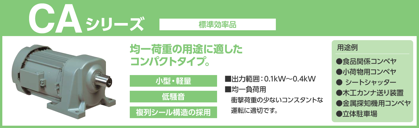 ギヤモータ:モータ:日立産機システム
