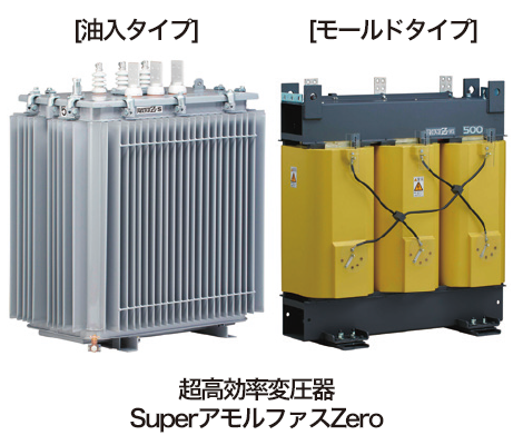 超高効率変圧器 SuperアモルファスZero